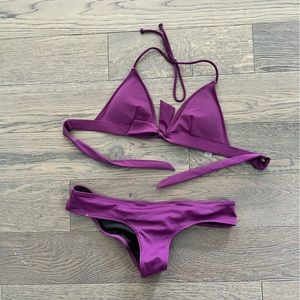 Victoria’s Secret purple bikini